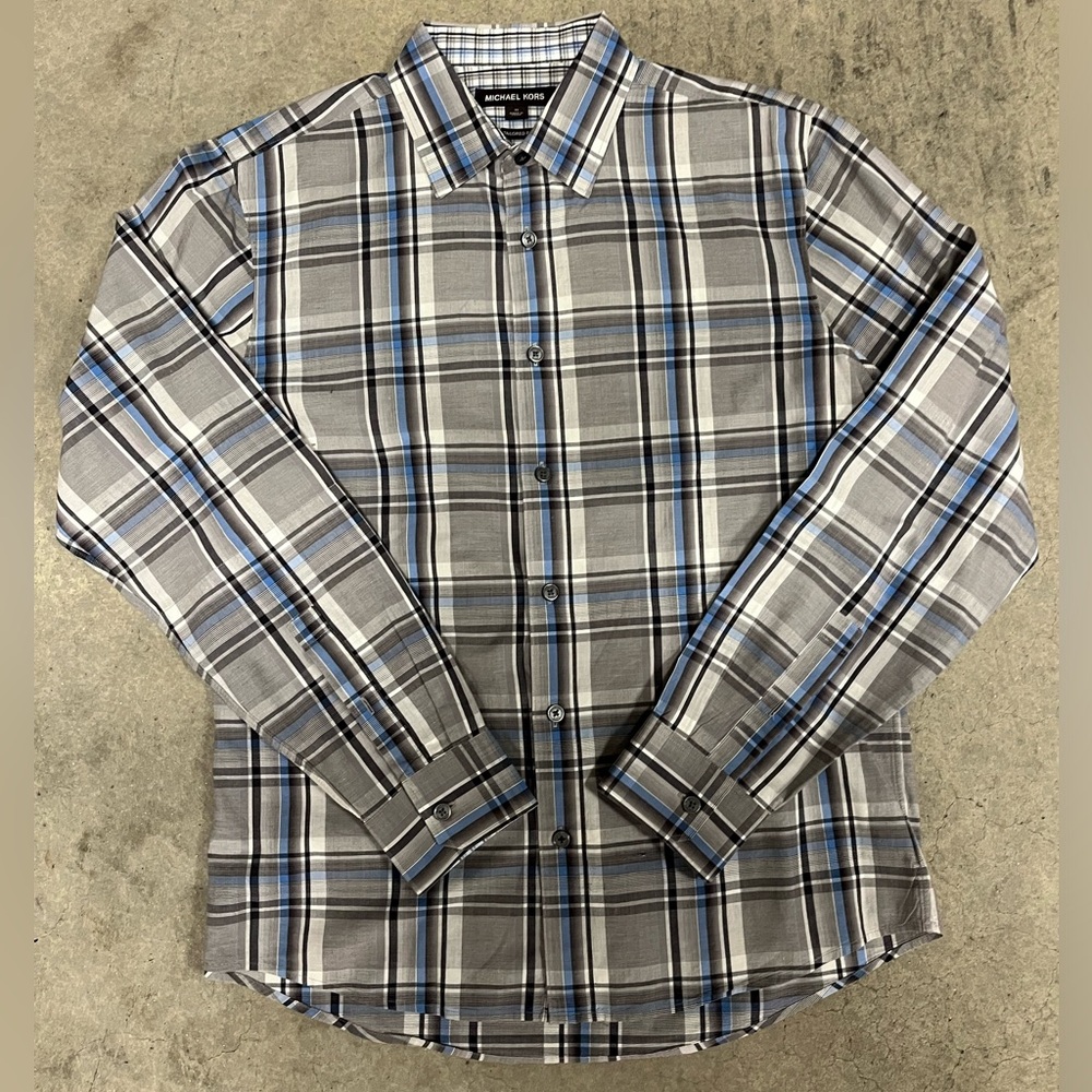 Michael Kors Long-Sleeve Button-up